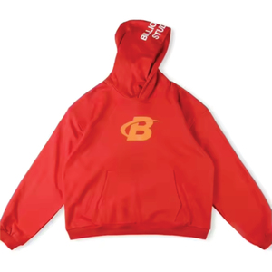 Sudadera con Capucha Unisex Extra Grande de Felpa 100% Algodón, Estilo Urbano de Lujo, Personalizable con Apliques Bordados y Botones, Diseño Veraniego - Product Image 4