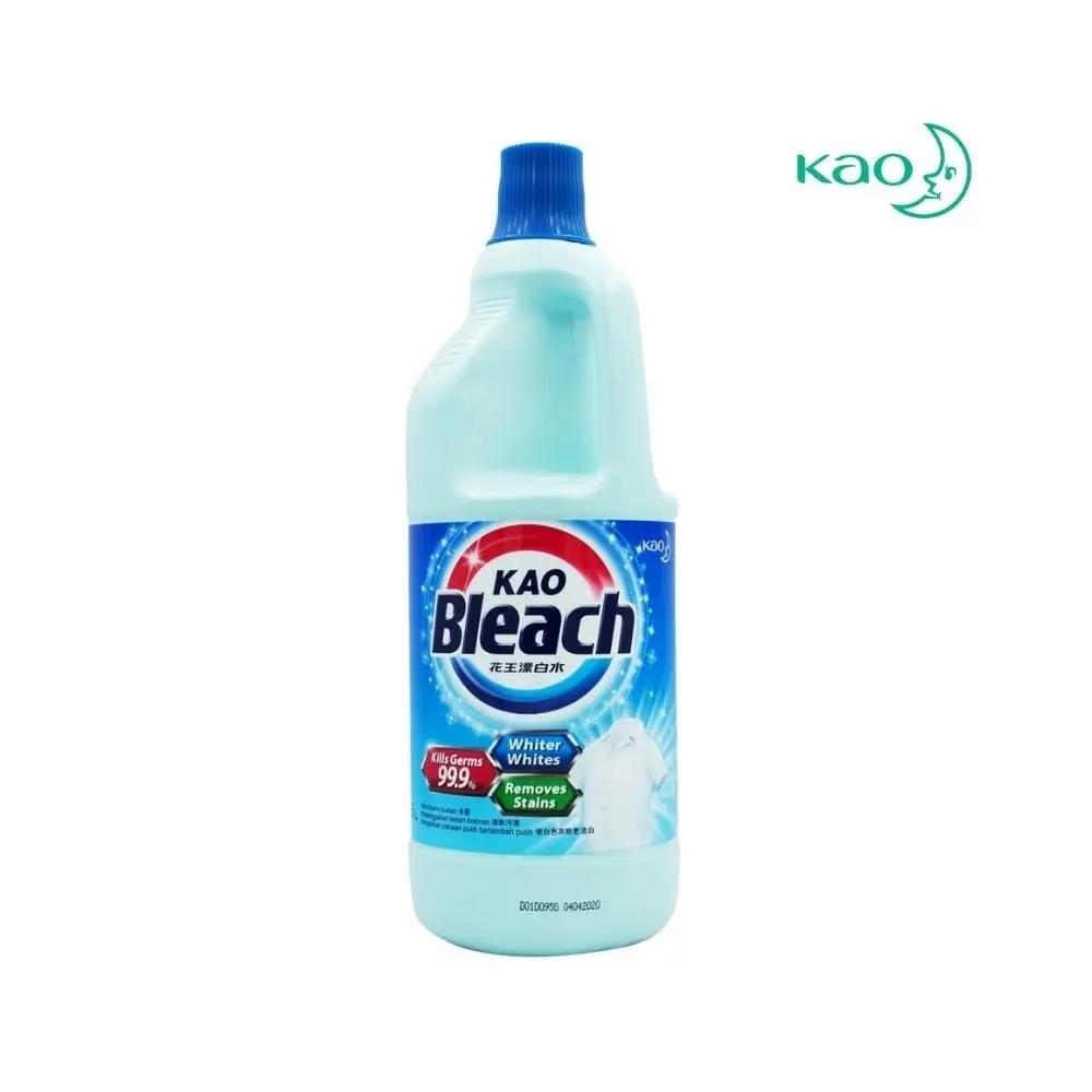 Haushalts chemikalien Keine Schaum flecken tfernung Transparenter Reinigungs mittel reiniger Kao Bleach Liquid 1500ml Für weiße Stoffe