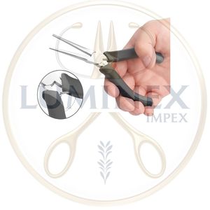 Needle Nose <b>Pliers</b> (Smooth Jaw) <b>Mini</b> Long Nose <b>Pliers</b> Comfort Grip Handles Stainless Steel Lightweight Jewelry <b>Pliers</b> Jewelry - Product Image 6