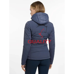 <b>women</b> equestrian training jacket wholesale waterproof breathable premium stretch fabric stylish ergonomic cut jacket - Product Image 3