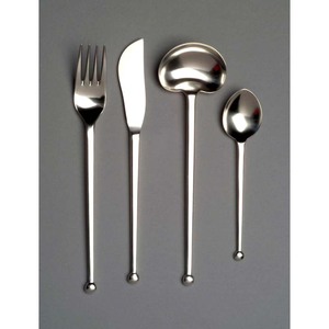 Silver Plated Stainless Steel Premium Quality Cutlery Set Multi-color Printing <b>Gold</b> Thick Handle Stainless Steel Cutlery Set - Product Image 6