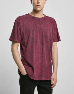 เสื้อยืดวินเทจฟอกสีสไตล์ดิสเทรส คุณภาพสูง ขายส่งปี 2026 เสื้อยืดผู้ชายทรงโอเวอร์ไซส์แบบสั่งทำ ทรงบ็อกซี่ ผ้าฝ้าย 100% เสื้อยืดดิสเทรส - Product Image 5