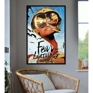 Modern Style Las Vegas <b>Poster</b> Paper Design with Fear and Disgust for Wall Decor - Product Image 2