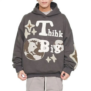 Sudaderas con capucha estampadas en caliente superventas Ropa de invierno Sudaderas con capucha estampadas en color sólido personalizadas - Product Image 2