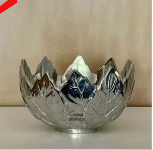 Impresionante Tazón de Metal Plateado para Servir Chocolates, de Acero Inoxidable, para Hoteles, Restaurantes y Bares - Product Image 2