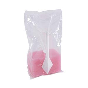 Boardwalk 4 Oz. Bloc désodorisant jetable pour cuvette de toilettes, solide et liquide, parfum cerise, rose - 144/carton - Product Image 2