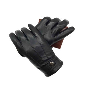 Servicio OEM, los mejores guantes de moda de cuero de grano de piel de cabra y vaca, guantes de conductor, funciones anticorte antiimpacto, guantes de moda de cuero - Product Image 2