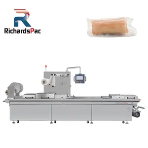 Máquina De Embalagem De Termoformagem Automática Completa Com Impressora A Jato De Tinta Máquina De Embalagem A Vácuo Durian De Queijo