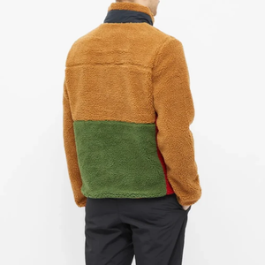 Nueva llegada invierno ligero deportes al aire libre cálido a prueba de viento micro polar hombres chaqueta con puño elástico - Product Image 3