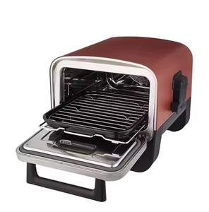 Horno Eléctrico Industrial para Exteriores, Multifuncional, para Pizza, Barbacoa y Ahumador, con Leña, OEM, Marrón Plateado, Oo101UK - Product Image 1