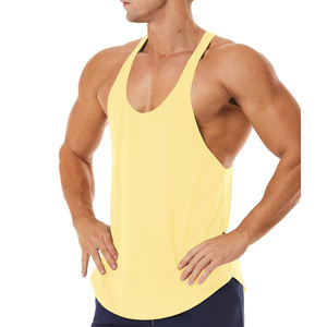 Débardeurs personnalisés pour hommes à col rond, séchage rapide, haute qualité, 100% coton, sans manches, débardeurs vierges, débardeurs de sport, débardeurs personnalisés - Product Image 4