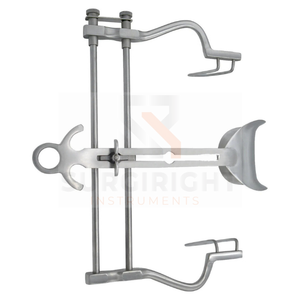 Retractor Abdominal Balfour con Hoja Lateral Fenestrada, Manual, Certificado CE, Fabricado en Acero Inoxidable de Grado Médico, Instrumentos Surgiright - Product Image 5