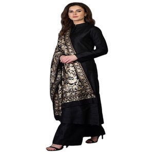 Abaya de luxe Dubai broderie velours musulman Denim pakistanais Kurtis nouvelle robe sari indien - Product Image 1