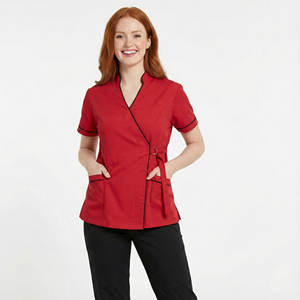 Poly Spandex Medical Scrub <b>Sets</b> Women's Spa Salon Nursing Uniforms Hospital <b>Doctor</b> Suits Dental Custom Logo Colours Scrubs <b>Sets</b> - Product Image 2