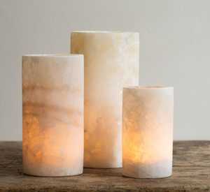Vela de Alabastro Natural Más Vendida, Acabado de Lujo, Calidad Premium, Hecha a Mano por Artesanos, Diseño Exclusivo, Construcción Duradera - Product Image 3