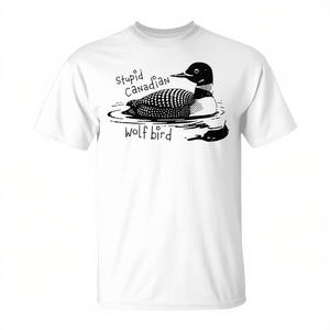 Camiseta sárdica con diseño de lobo canadiense y pájaro, camiseta promocional del Orgullo Gay LGBT - Product Image 2