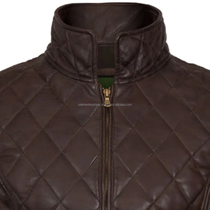 Nouvelle conception Gilet en cuir véritable pour femmes en coton Imperméable Respirant Sans manches Vêtement d'extérieur Vente directe d'usine - Product Image 2