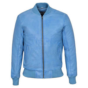 Chaquetas de Cuero para Hombre en Diferentes Estilos y Diseños, Chaquetas Personalizadas para Hombre, Chaqueta de Cuero Bomber de Piel de Vaca para Hombre - Product Image 1