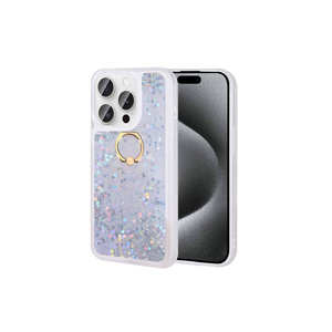 เคสซิลิโคนเหลวรุ่น Safa milce รุ่นสีเงินหรูหราของ netzy สำหรับ iPhone 15 PRO MAX ทำจาก TPU แบบนิ่ม - Product Image 1