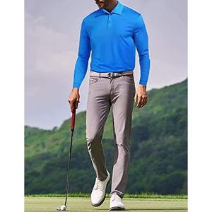 Diseño personalizado de alta calidad, impresión por sublimación, poliéster Spandex, cuello de manga corta de secado rápido, polos de golf para hombres - Product Image 4