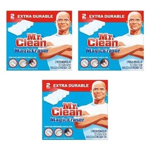 Mr. Clean Magic Eraser Original 43515 Éponge de nettoyage Durafoam Clean 2 tampons blancs, lot de 6 - Product Image 5