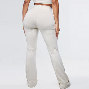 Chándal de estilo acampanado para mujer con tasa de fábrica, fabricantes de ropa 2025, chándales acampanados personalizados para mujer - Product Image 3