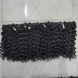 GUGU HAIR 100% Human <b>Silky</b> Baby Hair Long-Lasting Raw Bundle Cuticle Aligned Vietnamese Origin Machine Double Weft Bone Straight - Product Image 3