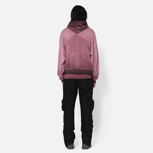 Sweat à capuche homme 100% coton oversize délavé à l'acide Streetwear pull thermique pour l'hiver sweats à capuche OEM lourds - Product Image 4