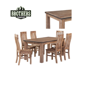 Mesa de comedor de madera maciza de alta calidad a prueba de agua del proveedor de Vietnam-roble/Pino/ACACIA para muebles de hotel y comedor - Product Image 2