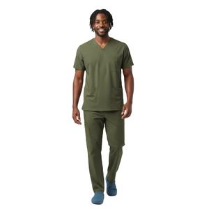 Ensemble de blouses chirurgicales pour hommes, respirant, léger, uniforme médical, haut à manches courtes, pantalon, vêtements de travail confortables pour l'hôpital, OEM ODM - Product Image 4