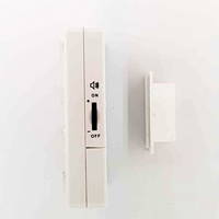 Bel Pintu Muslim D12 Light Sensation Speaker Biru Pemutar Audio Al-Quran Plastik Tombol Alarm Remote Kontrol Bertenaga Baterai