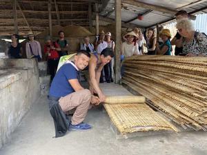 Séchoir à papier de riz en bambou naturel écologique Panneaux artisanaux en bois à lattes de VIET FARGIMEX - Product Image 3