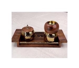 Standard Design <b>Wood</b> Mabkhar With Storage Box Superior Quality Bakhoor <b>Burner</b> <b>For</b> Hotel Decor Accessories - Product Image 5