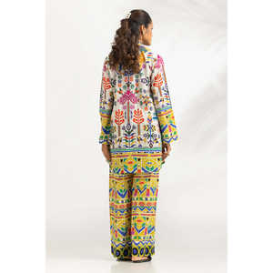 Conjunto de 2 Piezas con Estampado Bohemio IPST-77486, Primavera/Verano, Tallas XS a 3XL, Conjunto de Shorts - Product Image 3