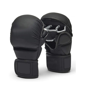 New Arrival Best Quty IRON <b>PUNCH</b> INDUSTRIES MMA Sparring Gloves Soft Support Comfortable <b>Leather</b> PVC Training Gloves - Product Image 1