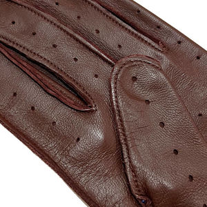 Gants tactiques unisexes en cuir de mouton de haute qualité, toutes saisons, avec fermeture à boucle et crochet, revêtement en polyuréthane - Product Image 4