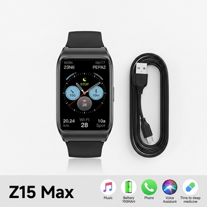 สมาร์ทวอทช์ Sower Z15 Max หน้าจอถอดได้ขนาด 1.57 นิ้ว พร้อมหูฟัง ตรวจวัดอัตราการเต้นของหัวใจ กันน้ำระดับ IP67 สำหรับทุกเพศ - Product Image 3