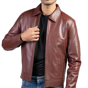 Otoño Invierno chaqueta de cuero de moda para hombre Casual bordado suelto mejor precio moda personalizada de Pakistán - Product Image 5