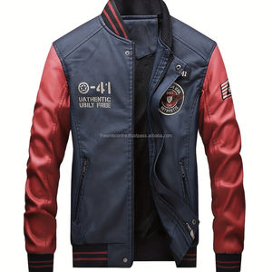 Chaqueta Unisex de Lana para Hombre, Chaqueta de Béisbol Universitario con Capucha, Chaqueta XL de Tela Satinada para Invierno - Product Image 4