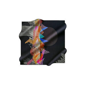 Pierre Cardin 90x90 Crepe Satin Scarf-Digital Printed Square Silk Scarf for Girls - Product Image 1