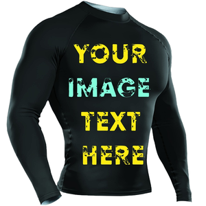 Rashguard BJJ personnalisé en gros, vêtements de compression de Jiu Jitsu fabriqués au Pakistan - Product Image 1