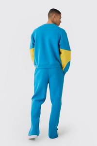 ชุดวอร์มดีไซน์ใหม่ล่าสุดสำหรับฤดูหนาว ผ้าหนานุ่ม 100% ผ้าฝ้าย พิมพ์โลโก้ตามสั่ง กางเกงขายาวทรงสแต็คและเสื้อสเวตเชิ้ตสำหรับผู้ชาย - Product Image 2