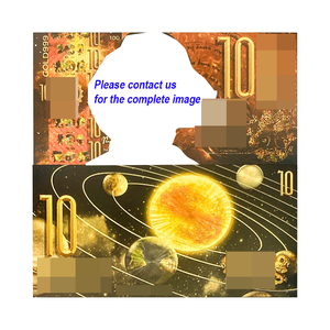 Tarjeta Coleccionable Personalizada de Astrónomo con Billete de Banco de Oro, 10 Billetes, Chapado en Oro, Tarjeta de <span class=keywords><strong>Sol</strong></span> de Plástico, Regalo Coleccionable - Product Image 1