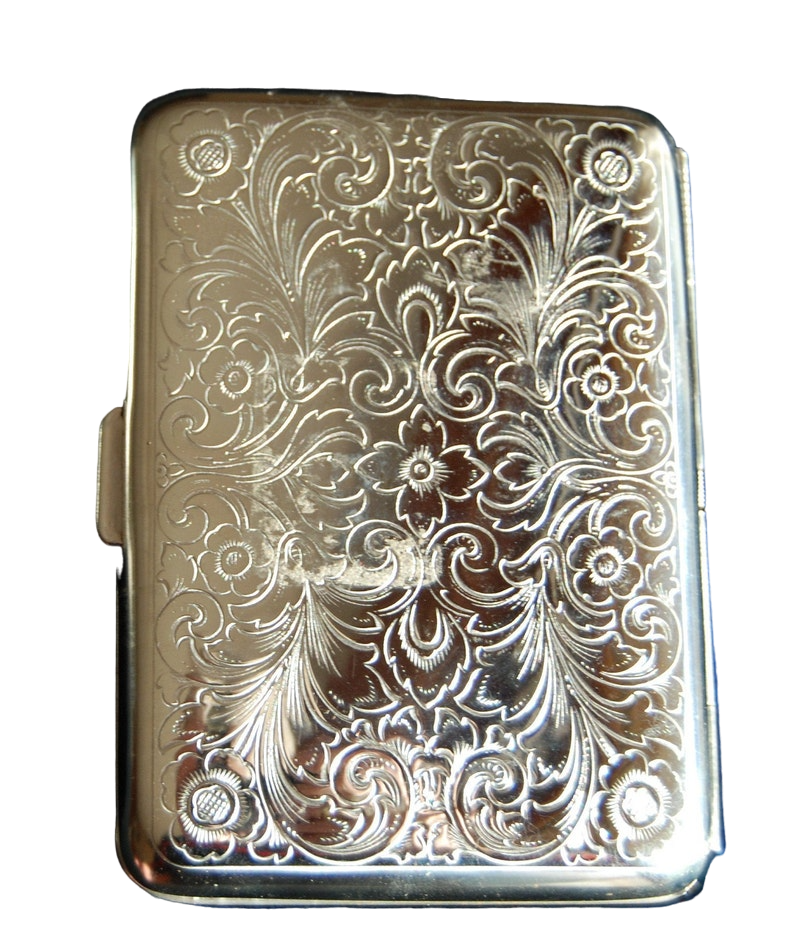 white gold cigarette case Shop Our Hot Selling Golden Finished Metal Cigarette Case