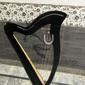 Soporte para Arpa de Palancas de 38 Cuerdas, Color Negro, Madera de Haya de Primera Calidad, Duradero, Fabricado por Unbridleds Industry - Product Image 3