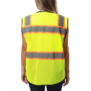 Gran oferta, chaleco de construcción personalizado, varios tamaños, Oem ropa de trabajo, ropa de alta visibilidad, chaleco de seguridad reflectante a prueba de agua - Product Image 4