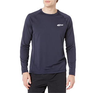 <b>Men</b> <b>Rash</b> <b>Guard</b> with Mesh Back Ventilation Panels Quick Dry Fabric UV Protection Flatlock Stitch Designed for Sport Outdoor Warm - Product Image 1