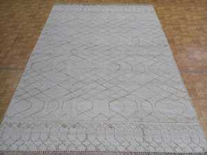 พรมผ้าฝ้ายหลากสีทำด้วยมือสวยงามปรับแต่งขนาดได้โดยมีรูปแบบนามธรรมสีแดงและหลากสี - Product Image 2