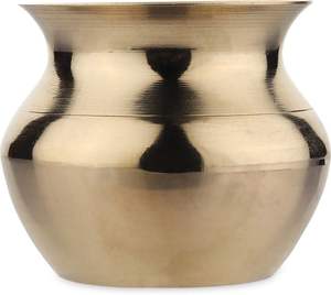 Authentique Lota indien artisanal en métal, design personnalisé complexe, Pot Kalash traditionnel indien, modèle en fer avec logo métallique, pour boisson - Product Image 1