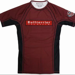 T-shirt de surf à manches courtes pour homme 2026 Rashguard Bjj Respirant Anti-UV Écologique Équipement de compression MMA UPF50+ - Product Image 1